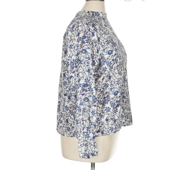 Apiece Apart Size 16 Long sleeve 100% silk blouse - Picture 3 of 8